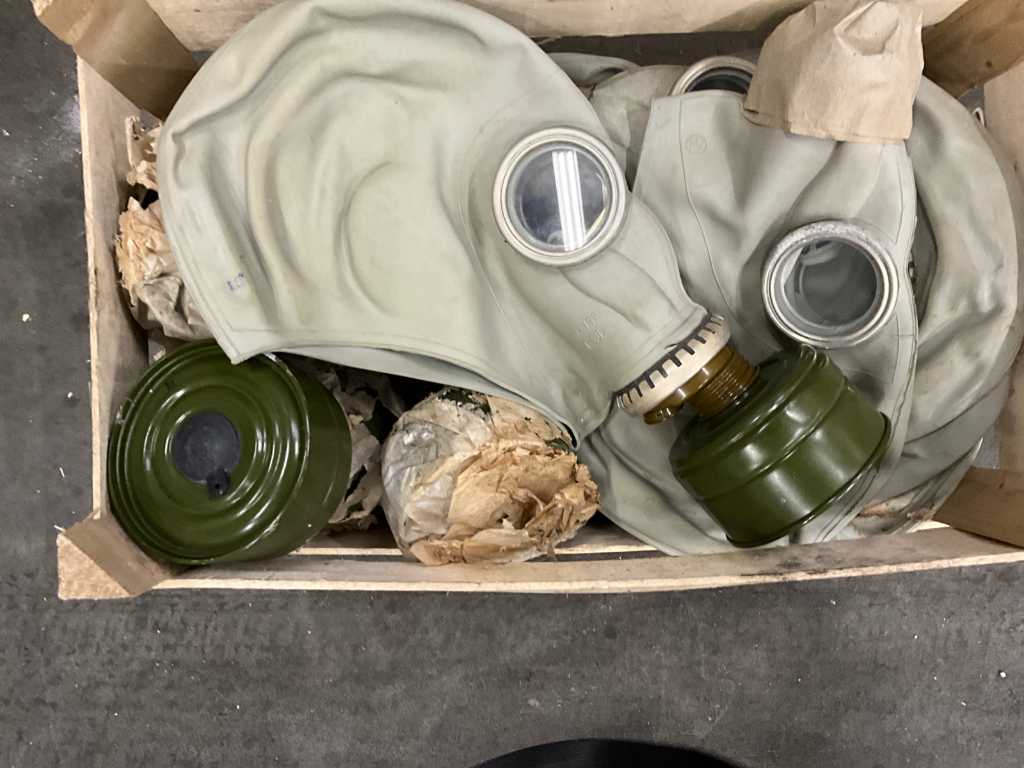 Gas masker Overige legeruitrusting (7x)