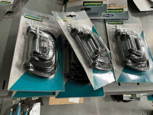 Zestaw zacisków klejowych Technocraft C (5x)