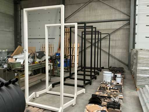 Advertising column for banners (7x)