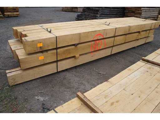 1,86 m³ Eiken balken 200x200