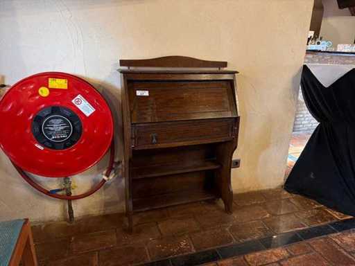 Pupitre / bureau d’écriture en bois avec plateau pliant