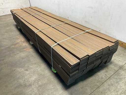 Bamdura Composite decking board - Marrone - 360x14,3x2,2 cm (133x)
