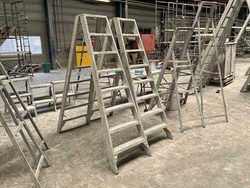 Solide Aluminiumleiter (2x)