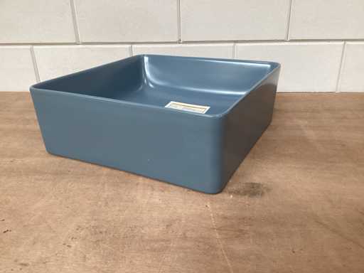 Zlew Differnz 37x37 cm, niebieski