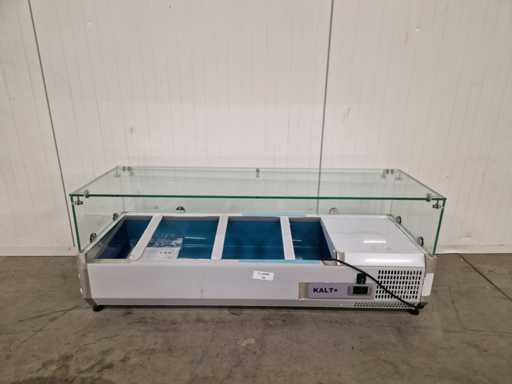 Tefcold - Saladiere - opzet koelvitrine - VK38-120-GLAS