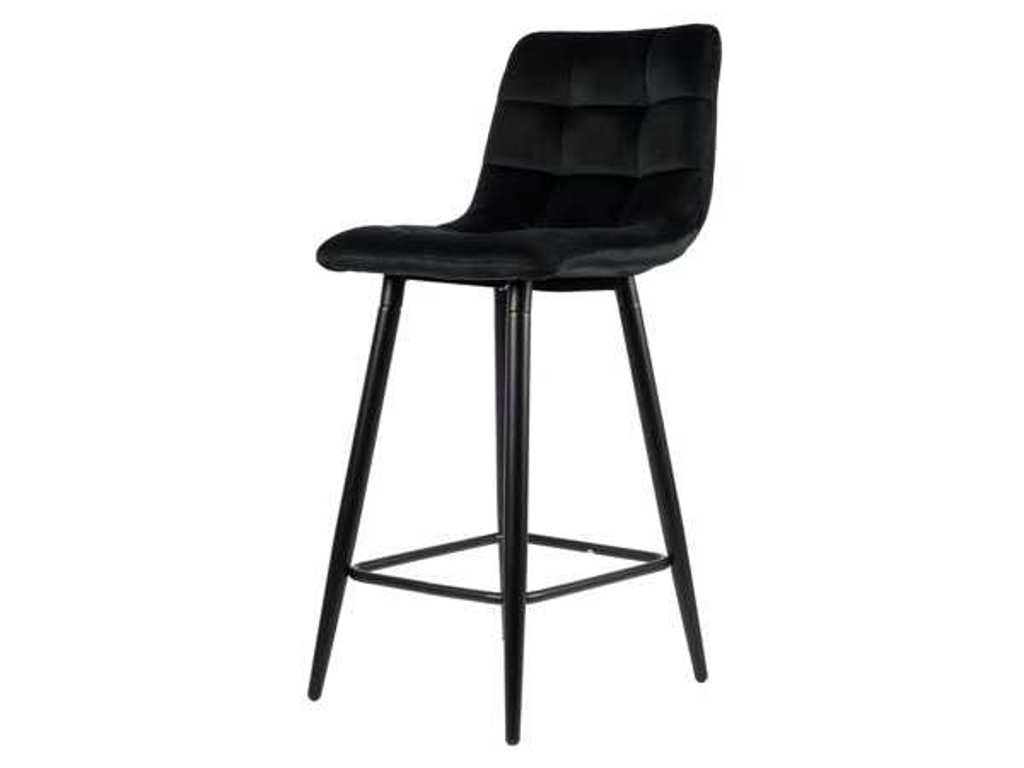 4x black bar stool LGN