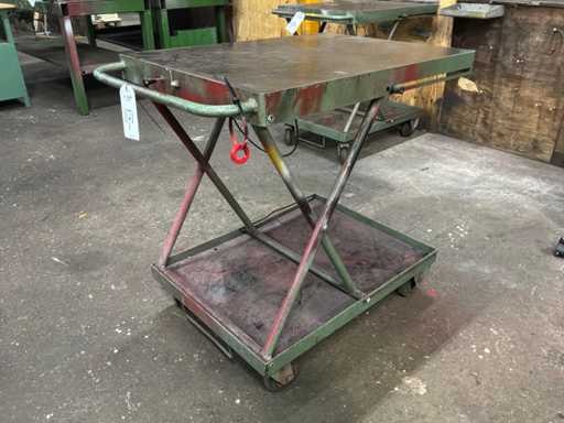 Table de levage ciseaux, mobile