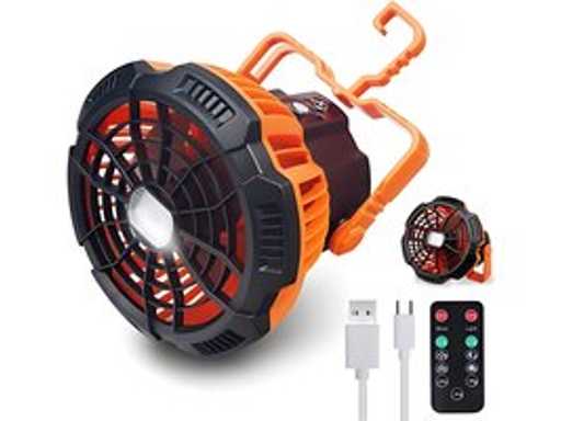 Wentylator kempingowy Benson z lampą LED