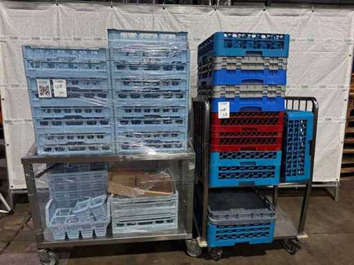 - Pojemnik na naczynia do zmywarki na naczynia