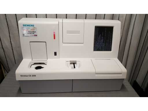 SIEMENS - STRATUS CS 200 - Troponin Analyzer - 2017