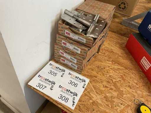 24 Edelstahlscharniere