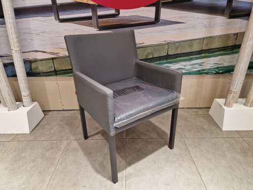 2 x canapé de jardin Suns Antas avec accoudoir en Alu Anthracite