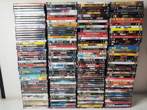 Partia 200 płyt DVD
