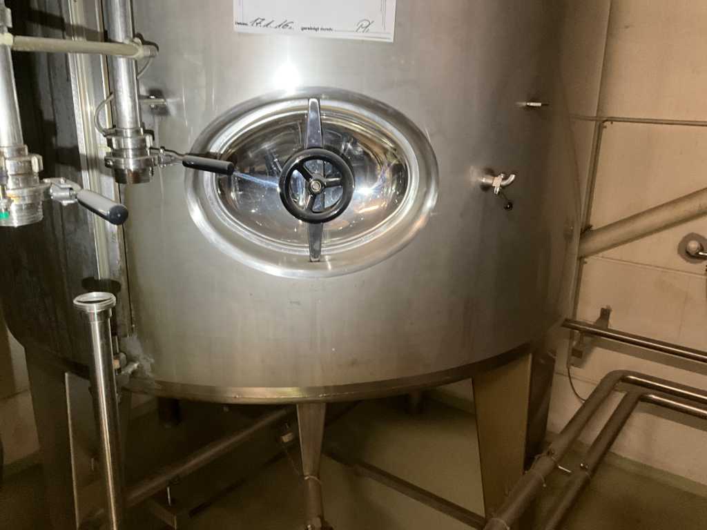 1993 Azzini Material 316 Stainless Steel Storage Tank Vertical