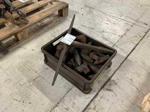 Stake / probability tasks / hardies - Anvil accessories - Various parts, tools and accessories / vintage