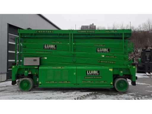 HAB - AB S320-12 E4WDS - 2021 - Platforma do pracy powietrznej - podnośnik nożycowy, elektryczny ok. 32,43 m. Wspiera wąskie podnośniki - podnośnik scrissor