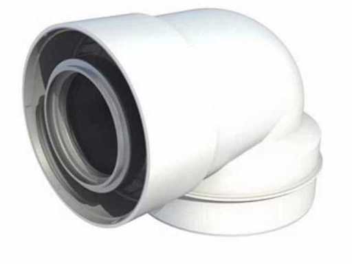 Ubbink UbiFit Umwandlung 87° Stecknuss/Wasserhahn 60/100 80/125 mm