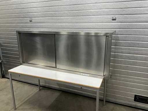 Stainless steel wall cabinet