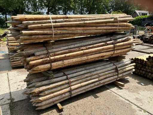 Round posts 2500xØ80-60mm (190x)