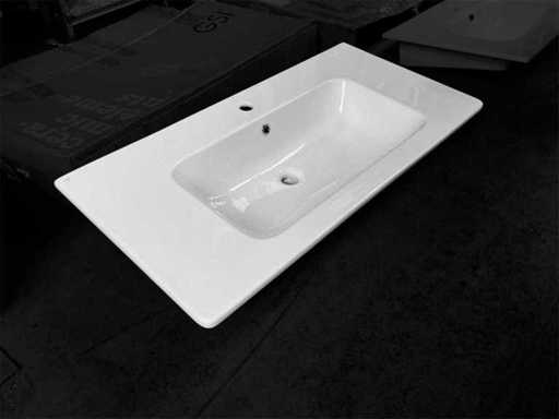 GSI Wastafel keramisch 100x51cm
