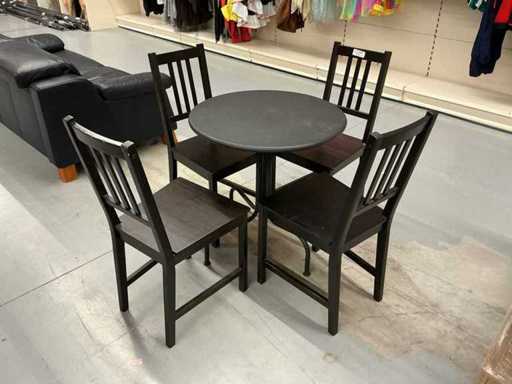 Dining chair with table (4x)