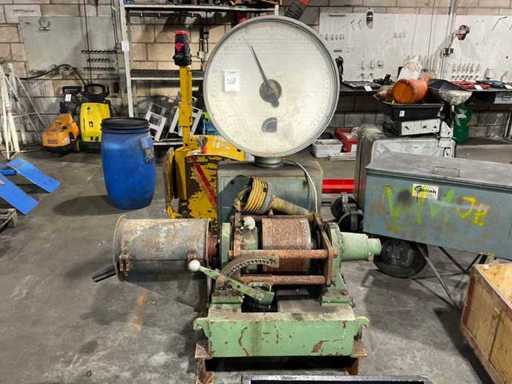 1966 Carl Schenck U1-25 PTO Driven Power Test Bench