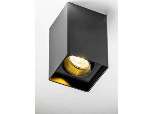 40 x GT projectspots GU10 zwart