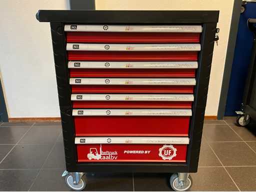 Ultra Force Equipment – Werkzeugwagen, 7 Schubladen, gefüllt