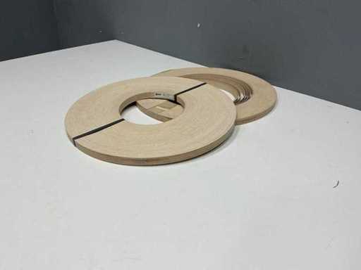 Mac Lean - ML1105/M75 - Crème claire avec grain de bois - Bandes de bord - 300 m - 1,3x23 mm