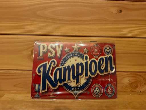 Metalen reclamebord 30x20cm