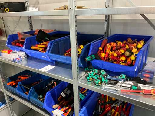 Lot of electrical installation tools