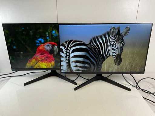 Samsung (F27T370FWR) 27", 1920x1080 (FHD) IPS Monitors (2x)