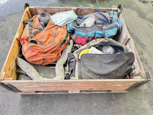 Set masc? de gaze în geant? de transport (3x)