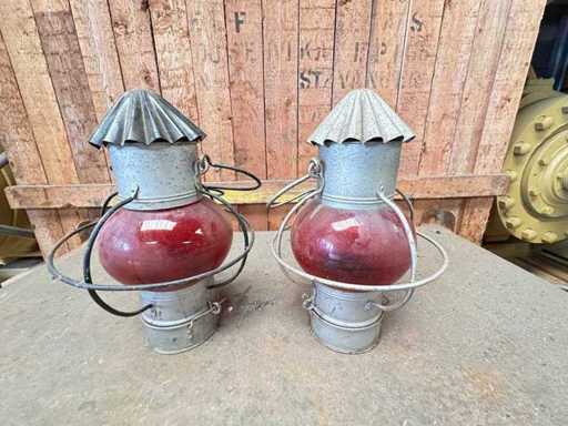 Lampă cu bilă de fier (2x)