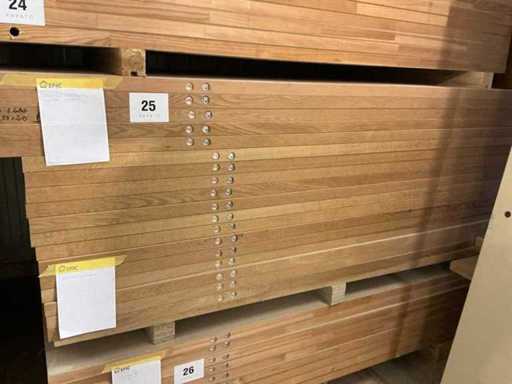 Unpainted tube trowel fire-resistant painter's doors (18x)