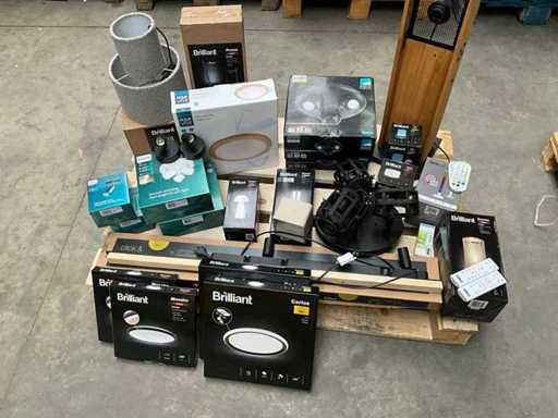 Mix kavel diverse verlichting van o.a. Brilliant