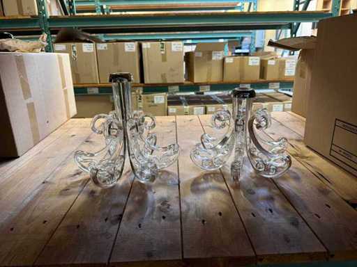 Pièces de lustre Iris Cristal Bohemia – pièces de couronne en cristal (Eco Lux Basik) (5x)