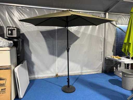 MaxxGarden - stokparasol donkergroen 300cm