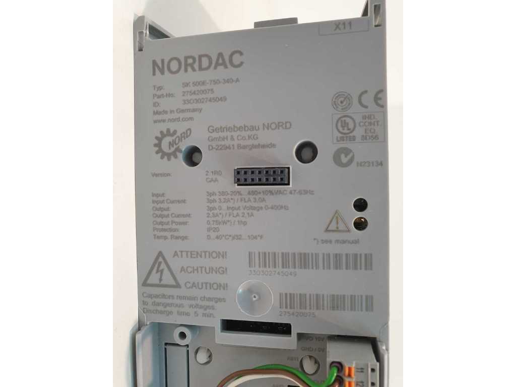 Nordac - SK 500E-750-340-A - Frequency Converter (3x)