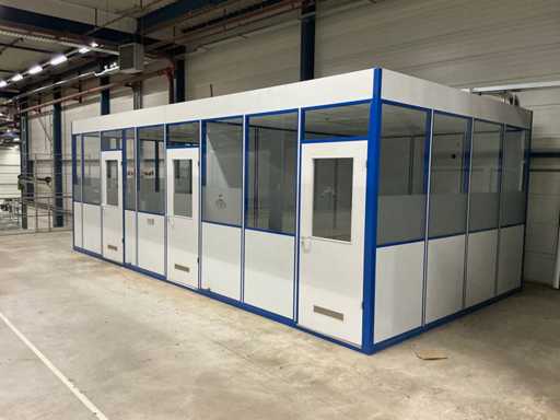 Unité de bureau démontable