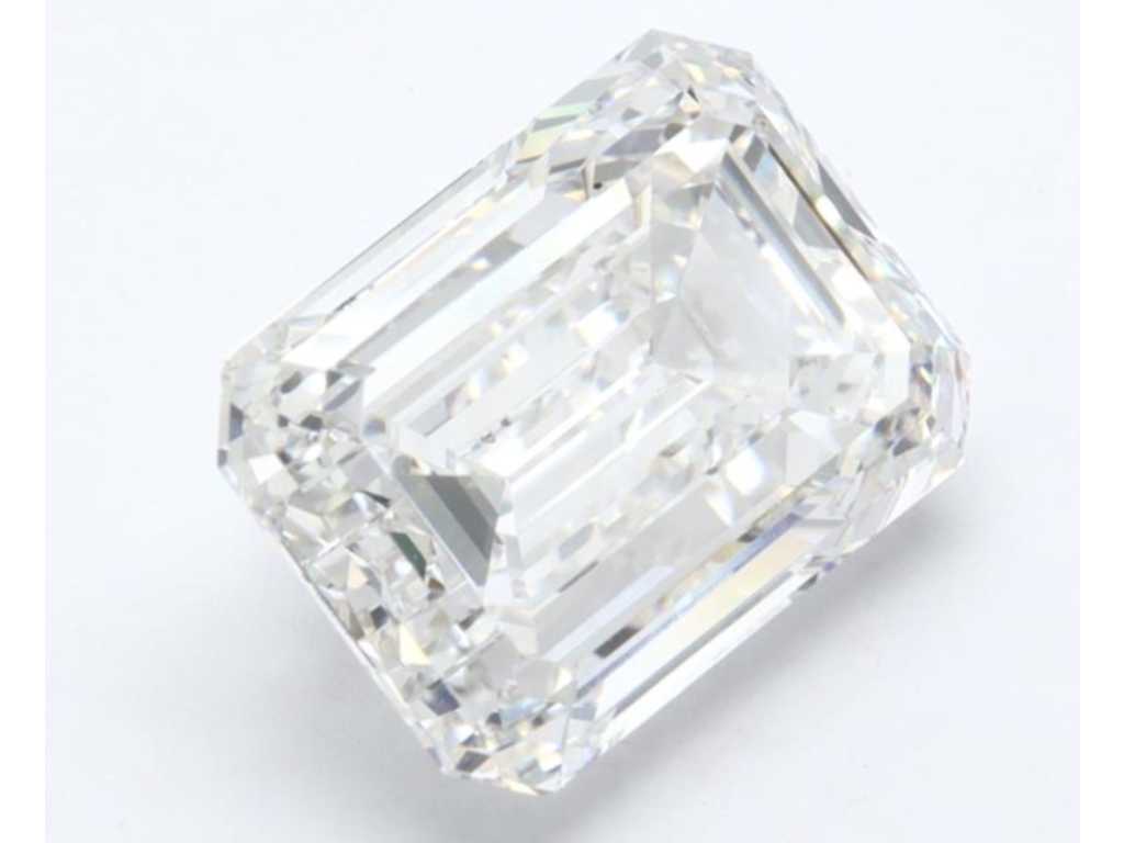 Diamant - Diamant im Smaragdschliff von 0,53 Karat (zertifiziert)