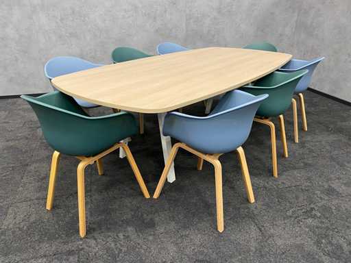 Vitra Joyn - set conferenza per 8 persone 240x120