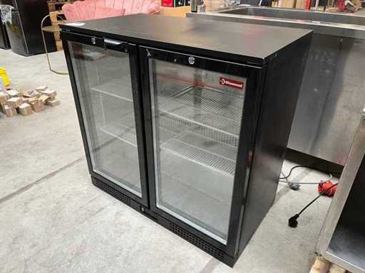 Diamond – lodówka z dwoma szklanymi drzwiami