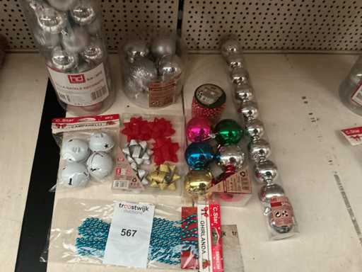 Weihnachtsdekoration für Partys.