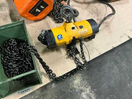 Treuil pneumatique à chaîne Atlas Copco