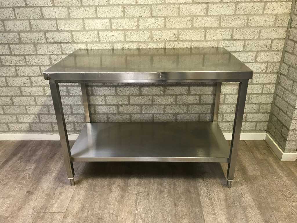 Work table stainless steel 123cm