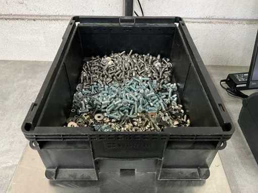 Würth 8.56 kg Assorti diverse bevestigingsmaterialen in stapelbare bak