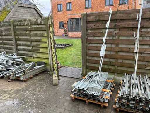 Floor edge formwork with handrail (20x)