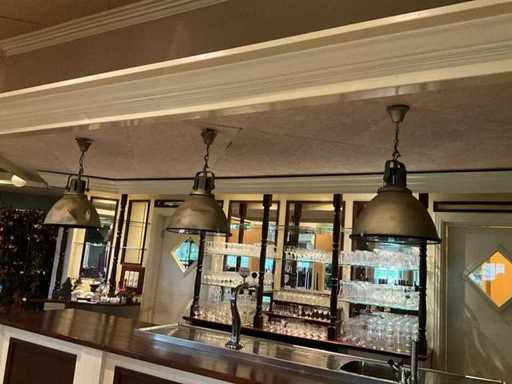 Industrial pendant lights (3x)