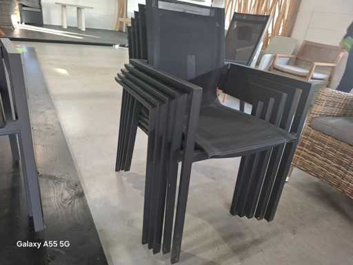 Delia – Stapelbar – Gartenstühle (4x)